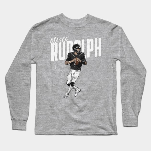 Mason Rudolph Pittsburgh Chisel Long Sleeve T-Shirt by MASTER_SHAOLIN